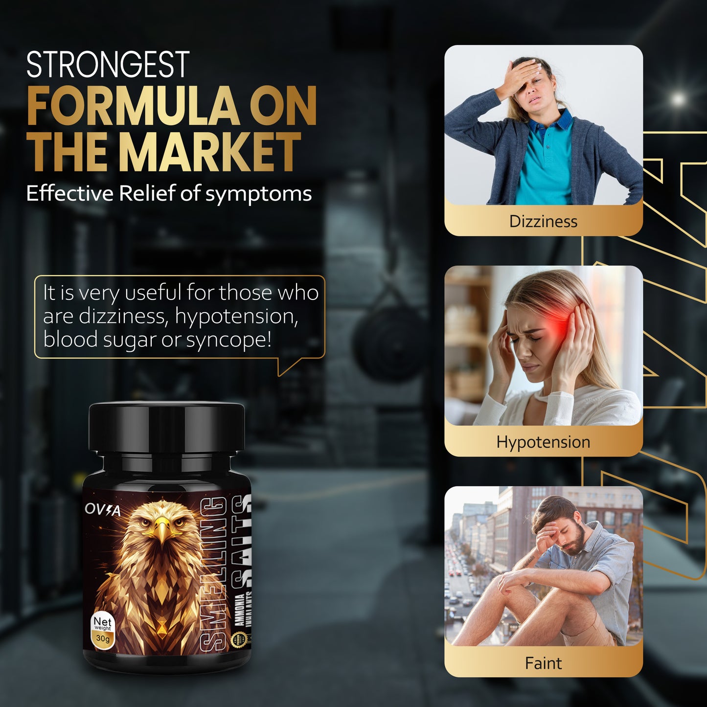 Smelling Salts Wake up – Joe Rogan - Athletic Smelling Salt Powerlifting - Strong Ammonia Inhalants for Fainting