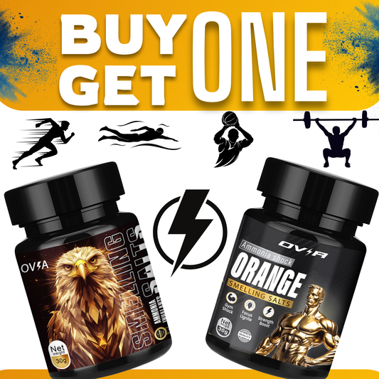 BUY ONE GET ONE! Smelling Salts Wake up – Joe Rogan - Athletic Smelling Salt Powerlifting - Strong Ammonia Inhalants for Fainting